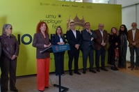 La directora general del Servicio Regional de Empleo y Formaci&oacute;n (SEF), Pilar Valero, durante su intervenci&oacute;n en el 'Employer Fest'.